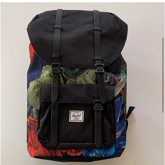 New Herschel Little America Backpack Tropical Floral main image 7